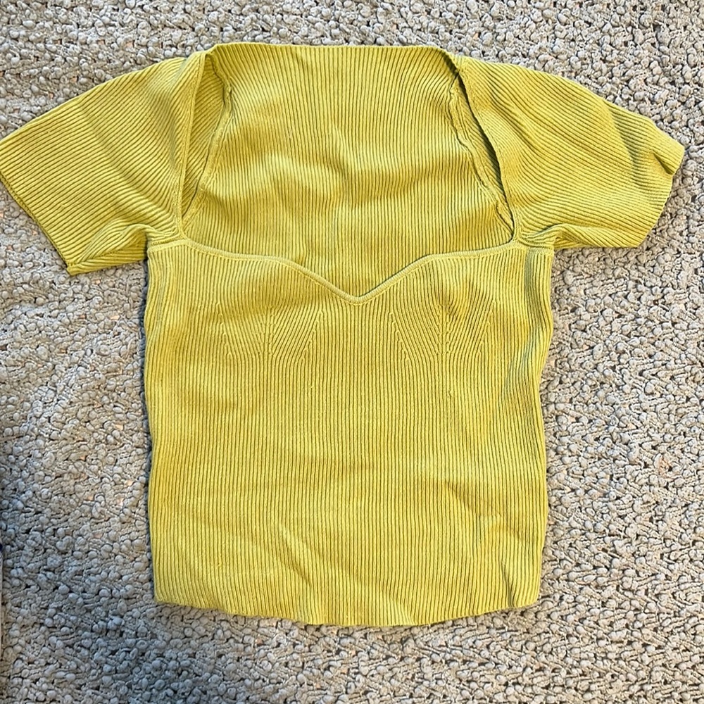 Green Knit top